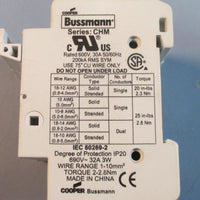 Bussman CHM3 Midget 10X38 Fuse Holders 3 Together 690V 32A Used