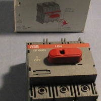 ABB 0T100E3 Load Break Switch 3 phase 600 Vac 100A 1SCA022398R4400