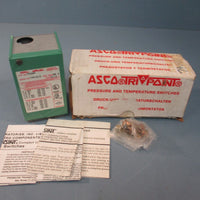 ASCO TRI POINT PA20A PNEUMATIC PRESSURE SWITCH 125/250 VAC