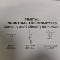 Anderson Instrument Thermometer 4182197 GT300R, 1/2"NPT Thread, 40/160F Range
