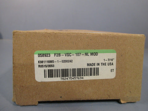 DODGE 058923 2 BOLT FLANGE BEARING 17/16" F2BVSC107NL MOD