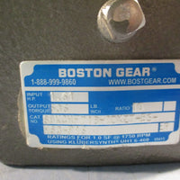 BOSTON GEAR WASHDOWN WORM SPEED REDUCER RATIO 10:1 SBKCHF71810KZTB5HS3P16