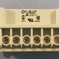 Epic H-BE 16 BS Female Connector 16-Pin 600VAC 6kV H-BE16BS Lot of 2