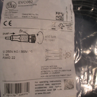 IFM Single Ended Cordset, M12 Female 15M, AWG22 EVC082