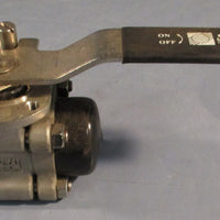 SVF Flow Controls R8006666ATSE0005LK00 3-Piece Ball Valve R8 Series 1/2"