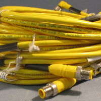 Lumberg Automation RST 4-RKWT 4-602/3M Double-ended M12 3m Cable Lot of 6