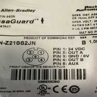 Allen Bradley 440N-Z21SS2JN Ser B Bulletin 440N Sensagaurd Non Contact Switch