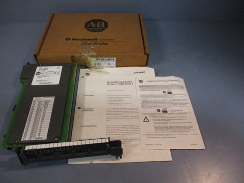 Allen Bradley 10 to 30 VDC Input Module Series B  1771IBD
