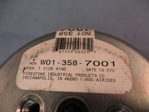 Firestone W01-358-7001 Airmount Single Convoluted Air Spring Air Bag