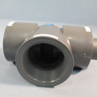 NIBCO SCH80 PVC 2.0" NPT, STRAIGHT TEE, EJECTOR 20 TO 250PSI 140 DEG 1070376