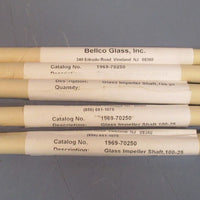 Lot of 5 Bellco Glass 196970250 Glass Impeller Shaft 10025 PROD007915