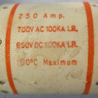 Ferraz Shawmut A70Q2504 Semiconductor Fuse AmpTrap 250A 700VAC 650VDC
