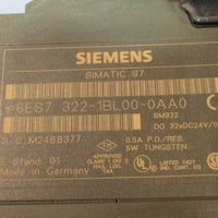 Siemens 6ES7 3221BL000AA0 Digital Output Module Simatic S7 SM322