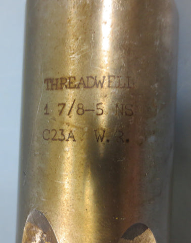 Threadwell 17/85 NS 6 Flute C23A W.R. Plug Tap Used