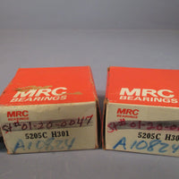 Lot of 2 MRC Bearings Deep Groove Ball Bearing 5205C-H301