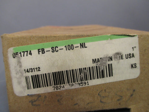 DODGE BALDOR  1" 3 BOLT FLANGE BRACKET BEARING FBSC100NL 051774