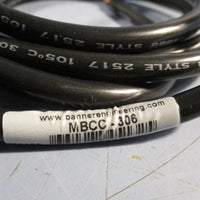 Banner MBCC306 QuickDisconnect Photoelectric Cable 1030VDC 45132