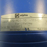 Wittenstein Alpha LP 070-M01-10-111-000 Planetary Gearbox 10:1 Ratio
