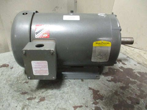 Baldor M3713T 15 HP Motor 3450 RPM 215T Frame 3 Ph 230/460 V Spec 37H4774719H1