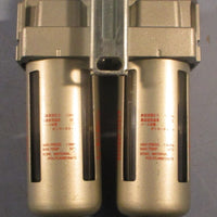 SMC AFD3002C Micro Mist Separator 1.0MPa Max 60 Deg C Max Lot of 2