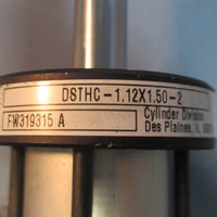 Lin-Act DSTHC - 1.12x1.50-2 Pneumatic Cylinder 250 PSI NOS