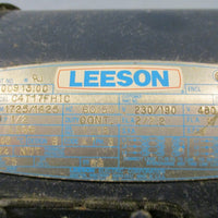 Leeson Electric 100913.00 Motor 1/2HP 230/190V C42K17NZ1A 5/8" Shaft Dia