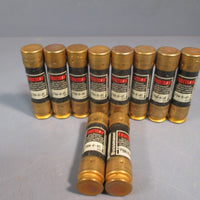 LOT OF 10 BUSSMANN FUSETRON DUAL ELEMENT TIME DELAY FUSES 250V 45A FRNR45