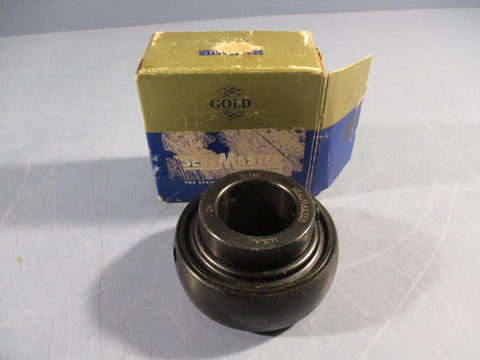 SealMaster Gold 2-14C Spherical Ball Bearing, Single Row 1 1/4" Insert Bearing