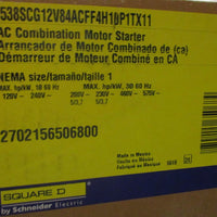Schneider Electric Square D 8538SCG12V84ACFF4H10P1TX11 Combination Motor Starter