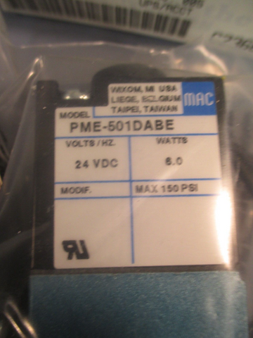 MAC Valves, Inc C23689 Solenoid Valve PME-501DABE