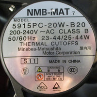 Fanuc A05B-2400-C903 Dual Fan Cooling Unit NMB-MAT Fan 5915PC-20W-B20
