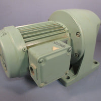 Tsubaki Gear Motor 3 Phase Ratio 1:120 GMTA04038L120H
