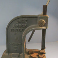 Dake Single Leverage No. 1 Arbor Press Model 101 3 Ton Capacity 901006