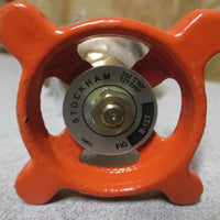 STOCKHAM GLOBE VALVE 1/2" BRONZE CLASS 125, 125SWP, 200CWP, FIG B13T