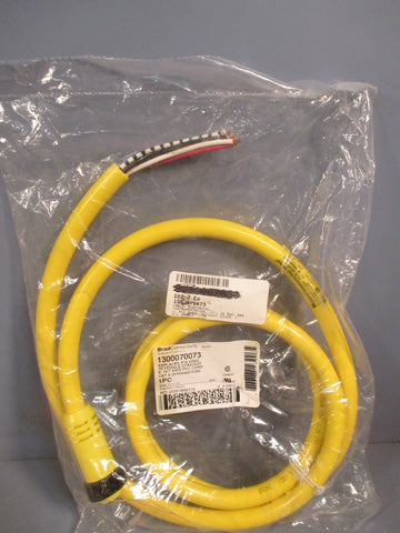 BRAD CONNECTIVITY FEMALE STRAIGHT 6' 16/7 AWG PVC CORD 130070073 207000A01F060