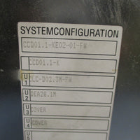 Indramat Motion Controller w/ CLCD02.3MFW, DEA28.1M CCD01.1KE0201FW