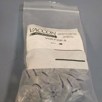 VACCON VACUUM CUP  FLAT 1.27 OD SILICONE LOT OF 39 VCRF30PS