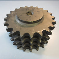 Sprocket 100 Pitch 4 Row 21 Teeth 1.25" Bore Model 1004B21Z001