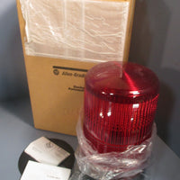 AllenBradley 160mm Red Steady Beacon Surface Mount Halogen Ser. A 855BLS10DH4