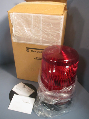 AllenBradley 160mm Red Steady Beacon Surface Mount Halogen Ser. A 855BLS10DH4