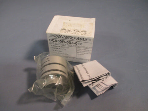 ZERO-MAX Size 30 Double Flex Servo Coupling SC030R-003-012