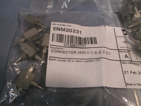 Lot of (3) MARKEM IMAJE Connector (X5)T1.62.72.7 ENM20231