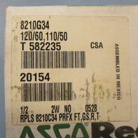 Asco RedHat 8210G34 Pneumatic 2Way Solenoid Valve 1/2" 10.1W 125PSI