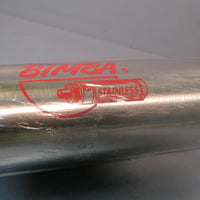 Bimba Stainless Steel Air Cylinder 24" Length 2.5" Bore 15" Stroke MRS5015DXPB