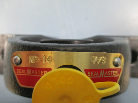 Sealmaster NP14 7/8" Bore 2 Bolt Pillow Block Bearing  New