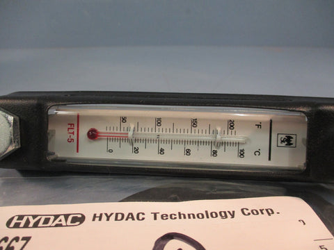 SAINT MACHINERY FLT5 5" FLUID LEVEL/TEMPERATURE GAUGE