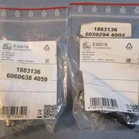 (Lot of 2) IFM E30019 Straight Male 4Pin Wiring Plug SSTGH040VASFPKG