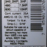 Schneider Electric Telemecanique LC1D12B7 Reversing Contactor 3PH 24VAC 50/60Hz