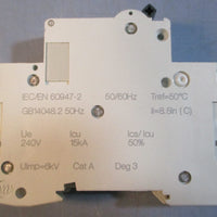 Schneider Electric M9F14110 Miniature Circuit Breaker C60H 240VAC IEC 609472