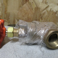 STOCKHAM GLOBE VALVE 1/2" BRONZE CLASS 125, 125SWP, 200CWP, FIG B13T